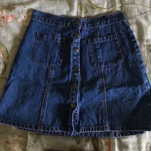 BDG Jean Skirt